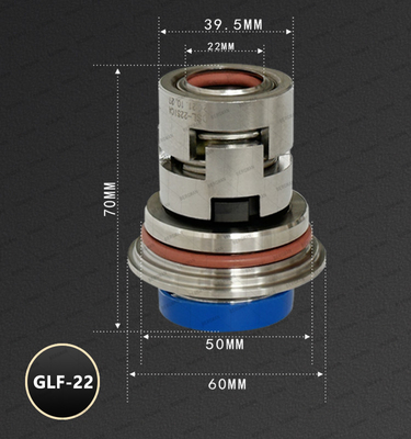 BERGMAN Replace Grundfos GLF-12 16  22 32 36mm CR CRN CRI Pump Mechanical Seal HQQV HQQE 96455086 96511844 96525458