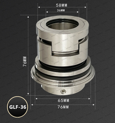 BERGMAN Replace Grundfos GLF-12 16  22 32 36mm CR CRN CRI Pump Mechanical Seal HQQV HQQE 96455086 96511844 96525458