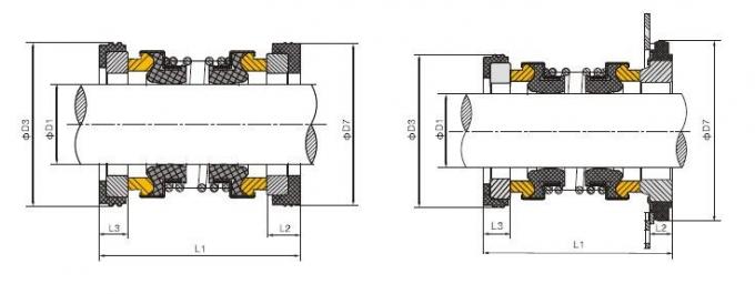 EA560D 버그만 펌프 기계적 실링 WQ 잠수정은 불균형하게 했습니다 0